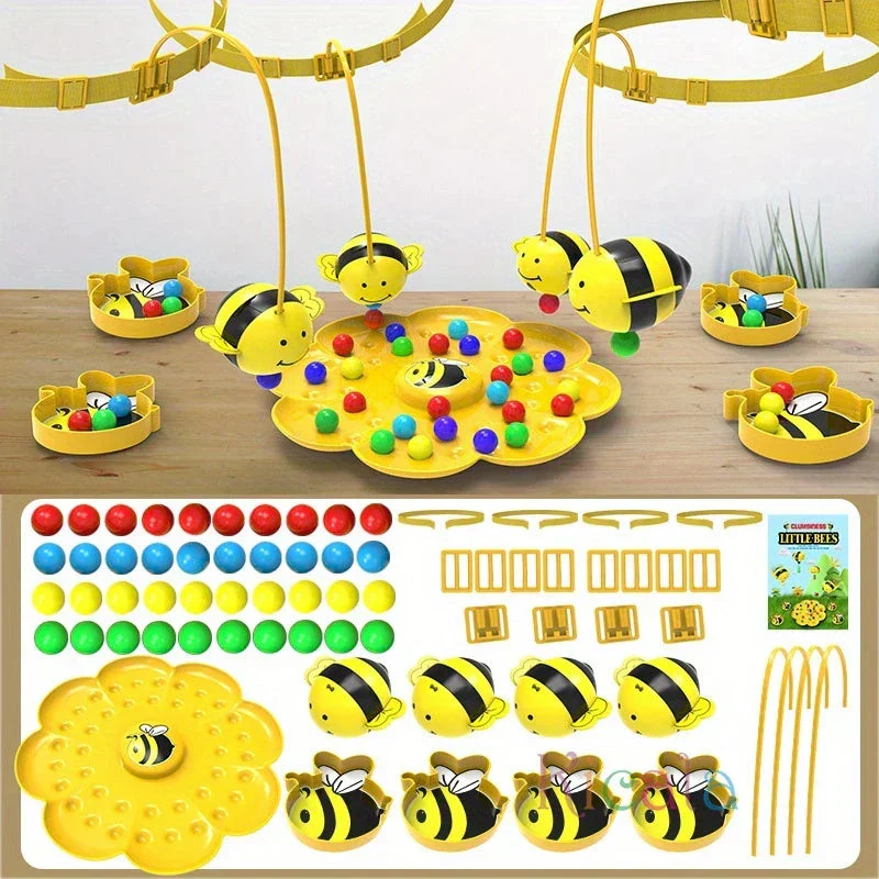 Little Bumblebee Fishing Puzzle Board Game - Interactive Educational Toy for Kids & Family Fun - Image 6