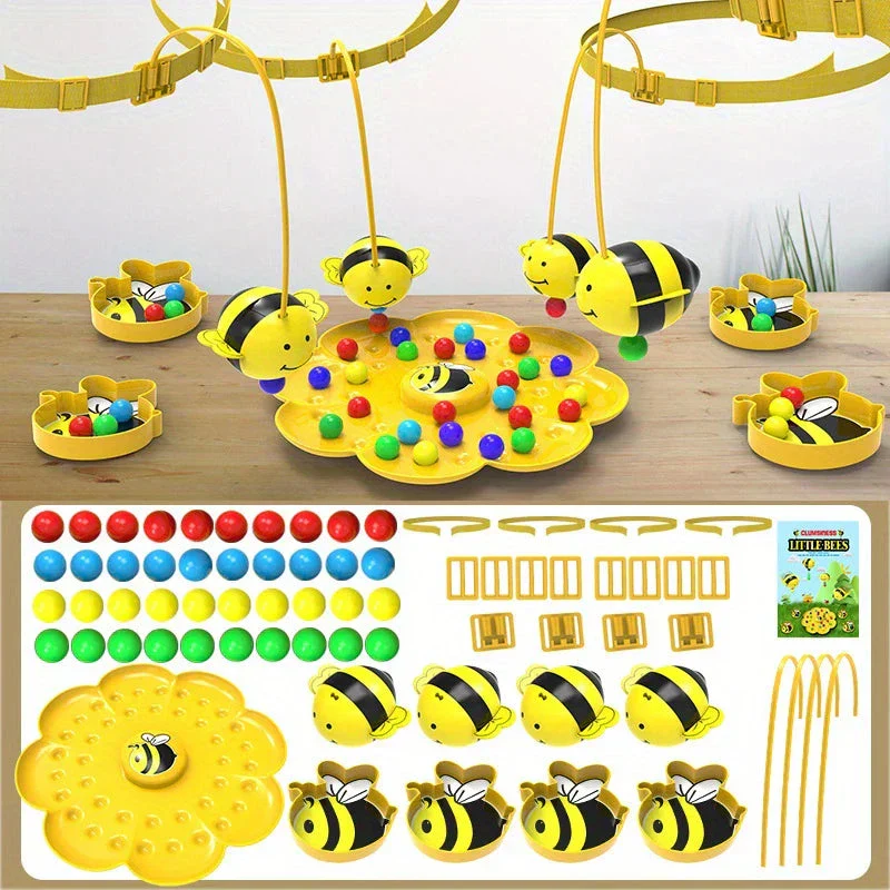 Little Bumblebee Fishing Puzzle Board Game - Interactive Educational Toy for Kids & Family Fun - Image 7