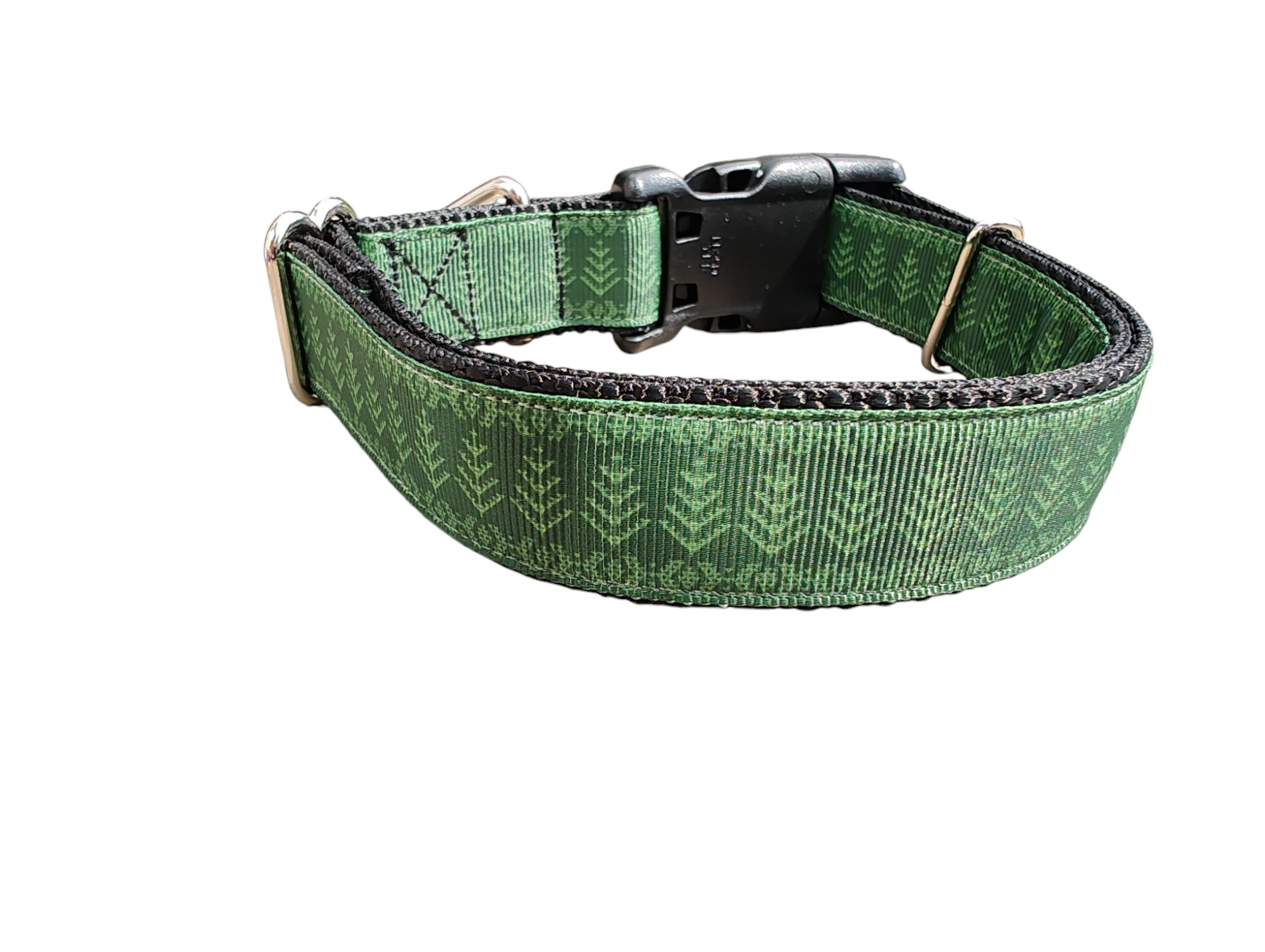Little Christmas Trees Nylon Dog Collar - Image 2