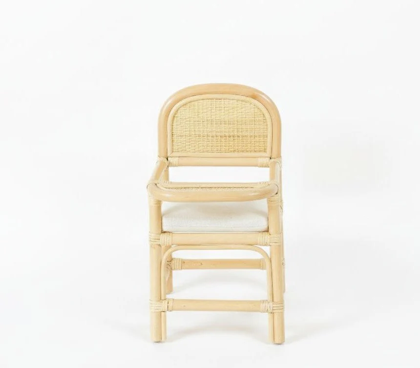 Little Feast Rattan Doll High Chair - Image 7