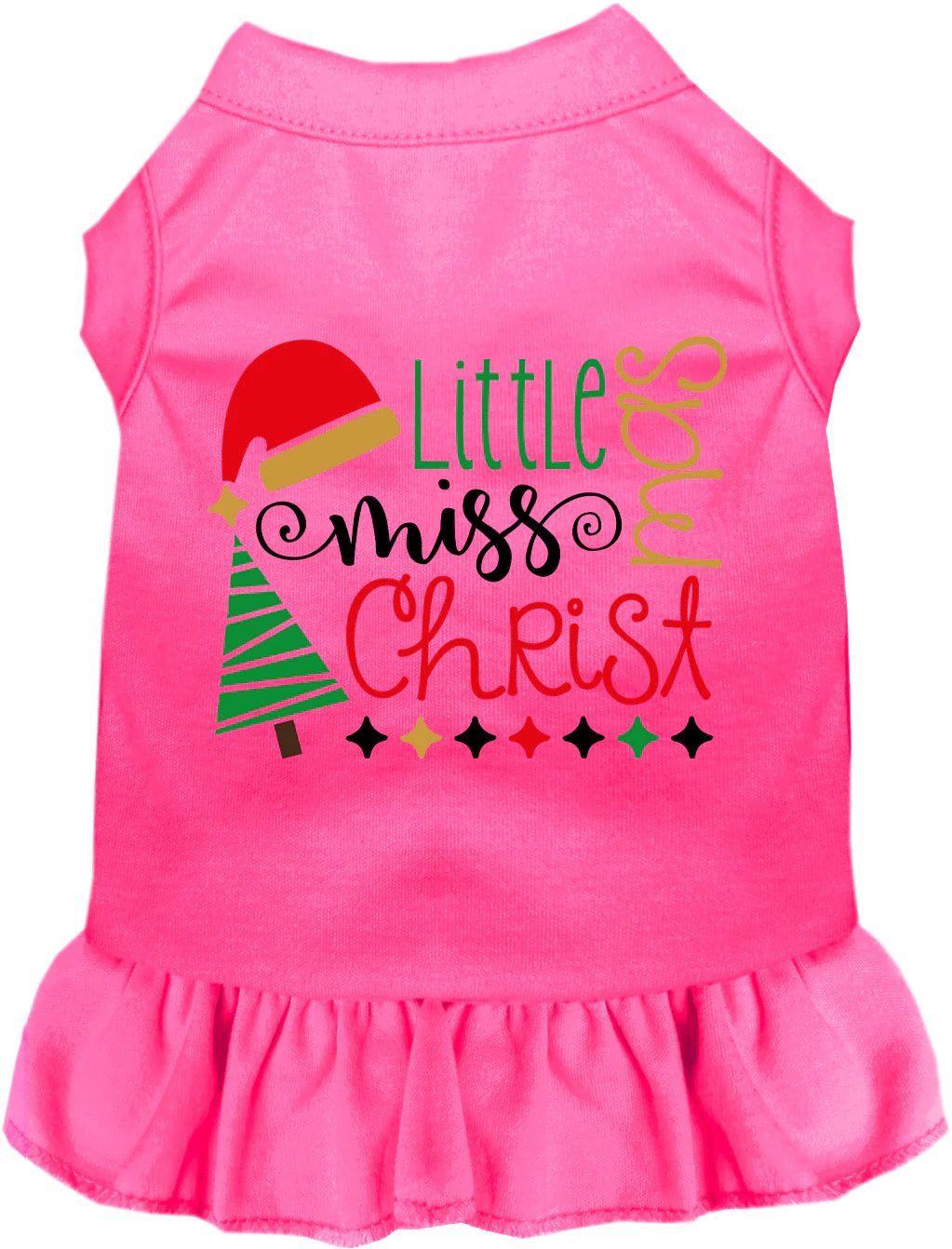 Little Miss Christmas Pet Dress - Image 4