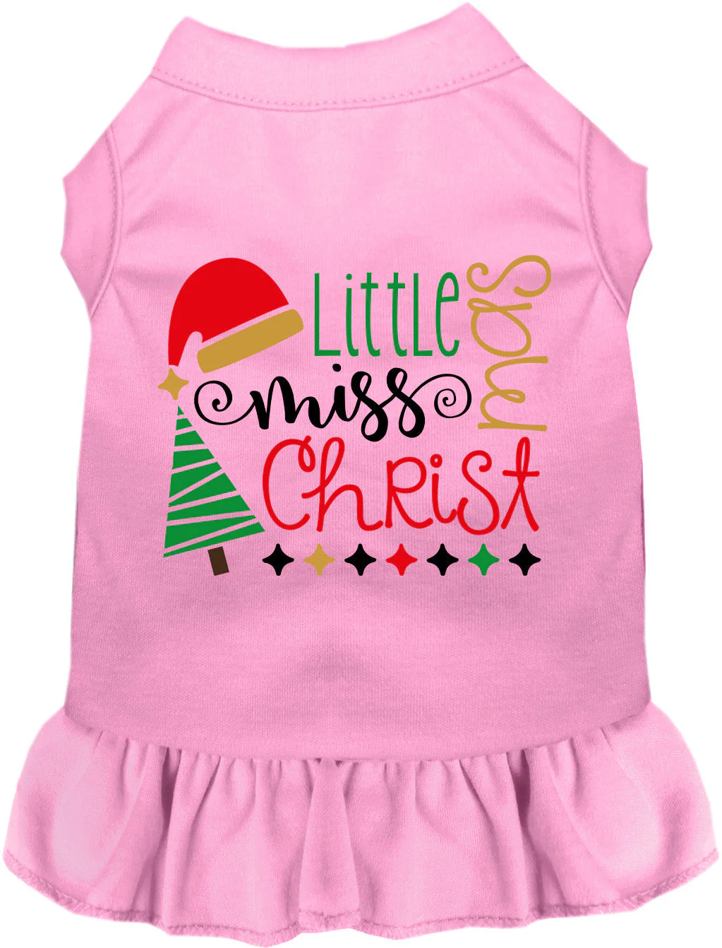 Little Miss Christmas Pet Dress - Image 5