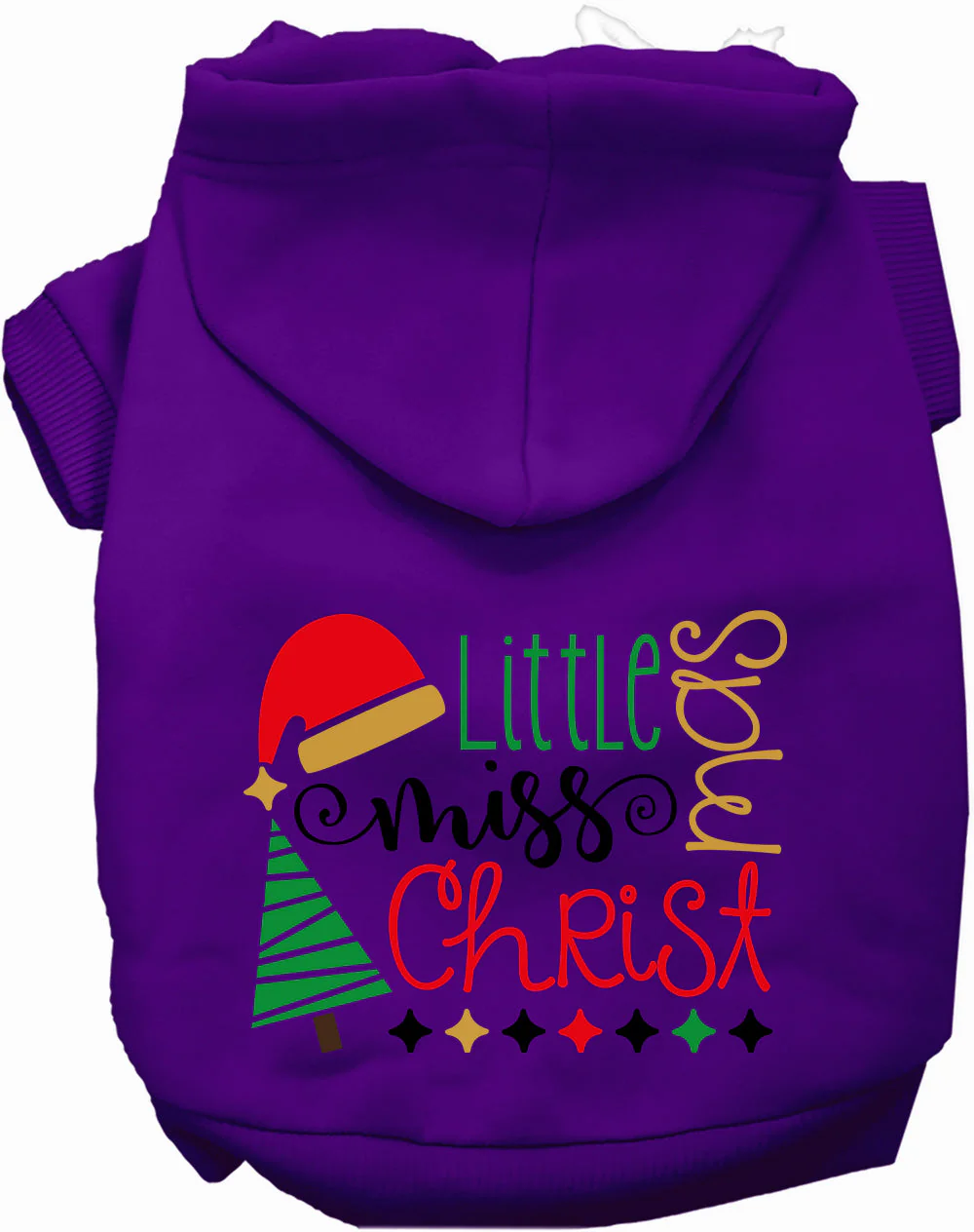Little Miss Christmas Pet Hoodie - Image 10