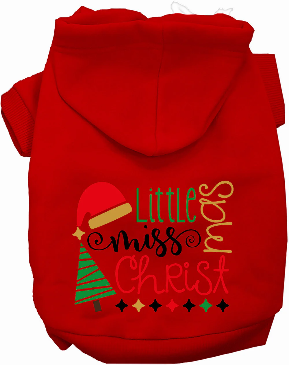Little Miss Christmas Pet Hoodie - Image 11