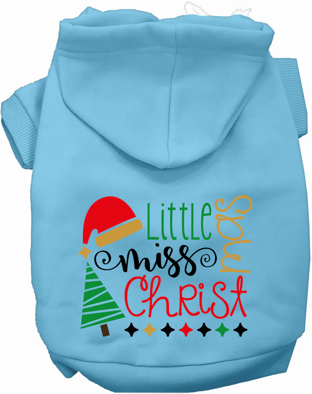 Little Miss Christmas Pet Hoodie - Image 3