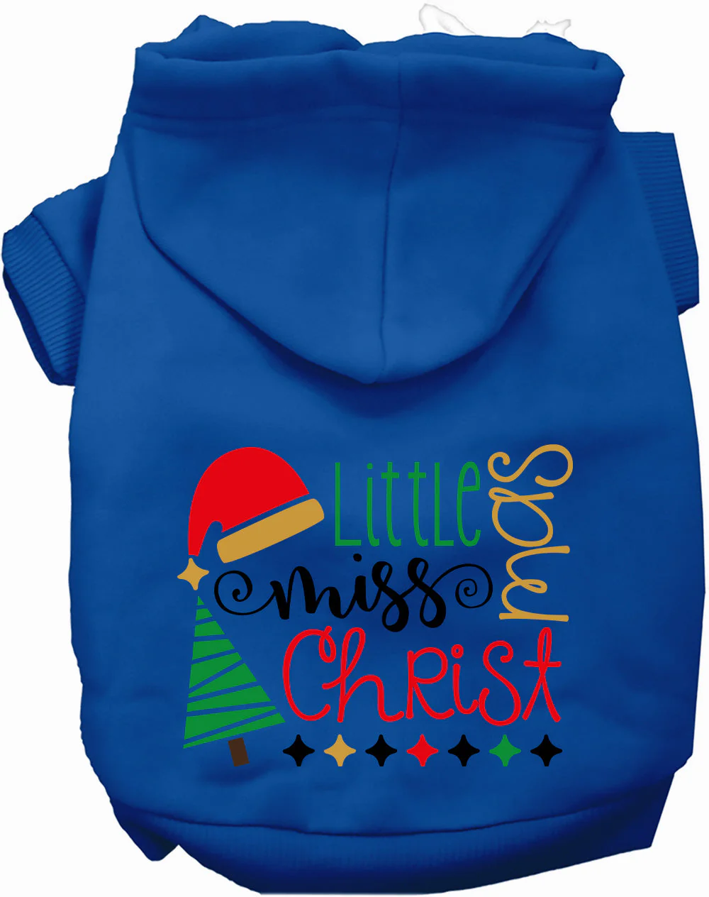 Little Miss Christmas Pet Hoodie - Image 4