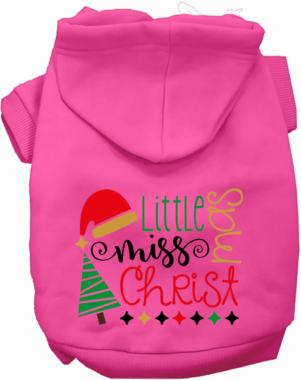 Little Miss Christmas Pet Hoodie - Image 5