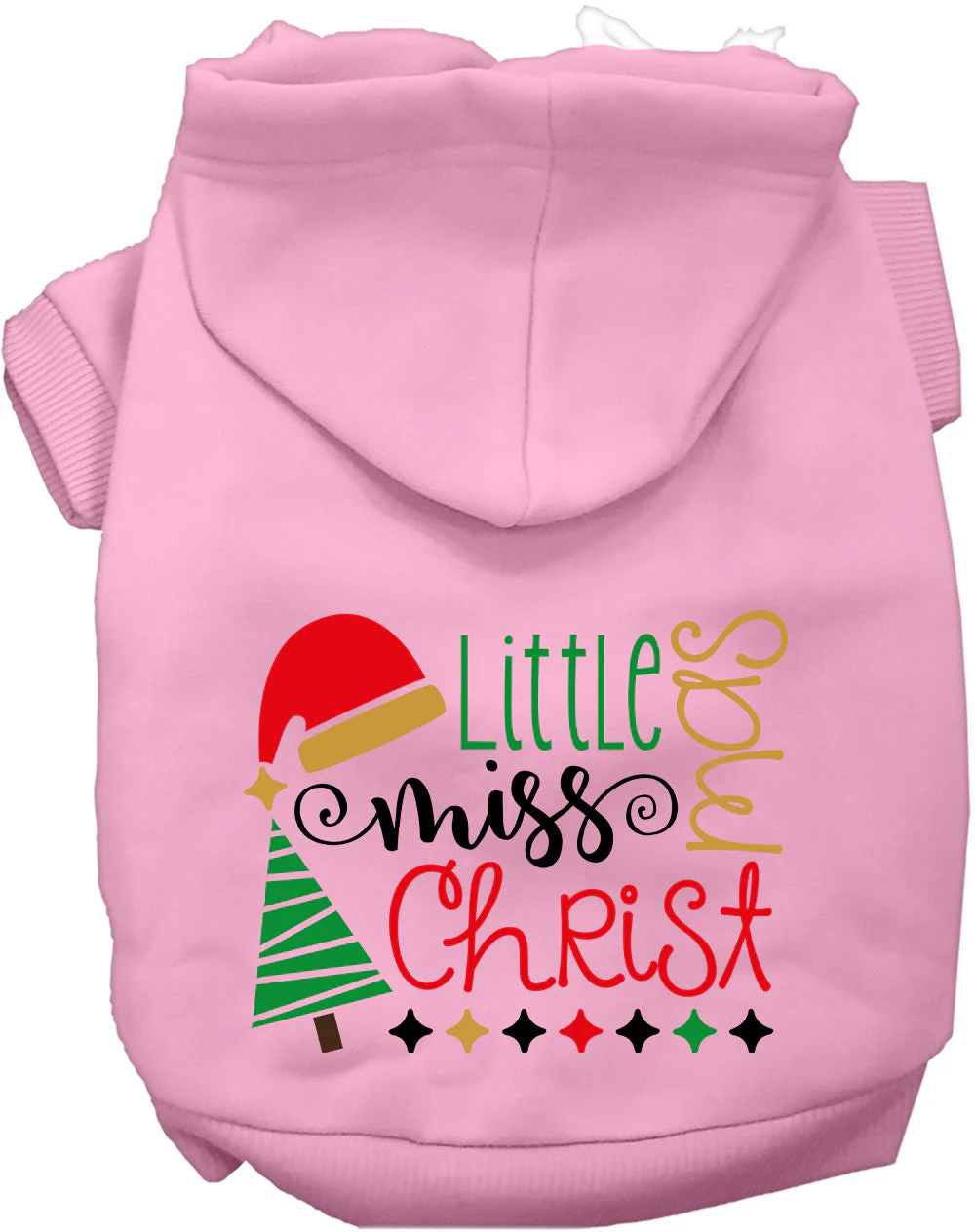 Little Miss Christmas Pet Hoodie - Image 7