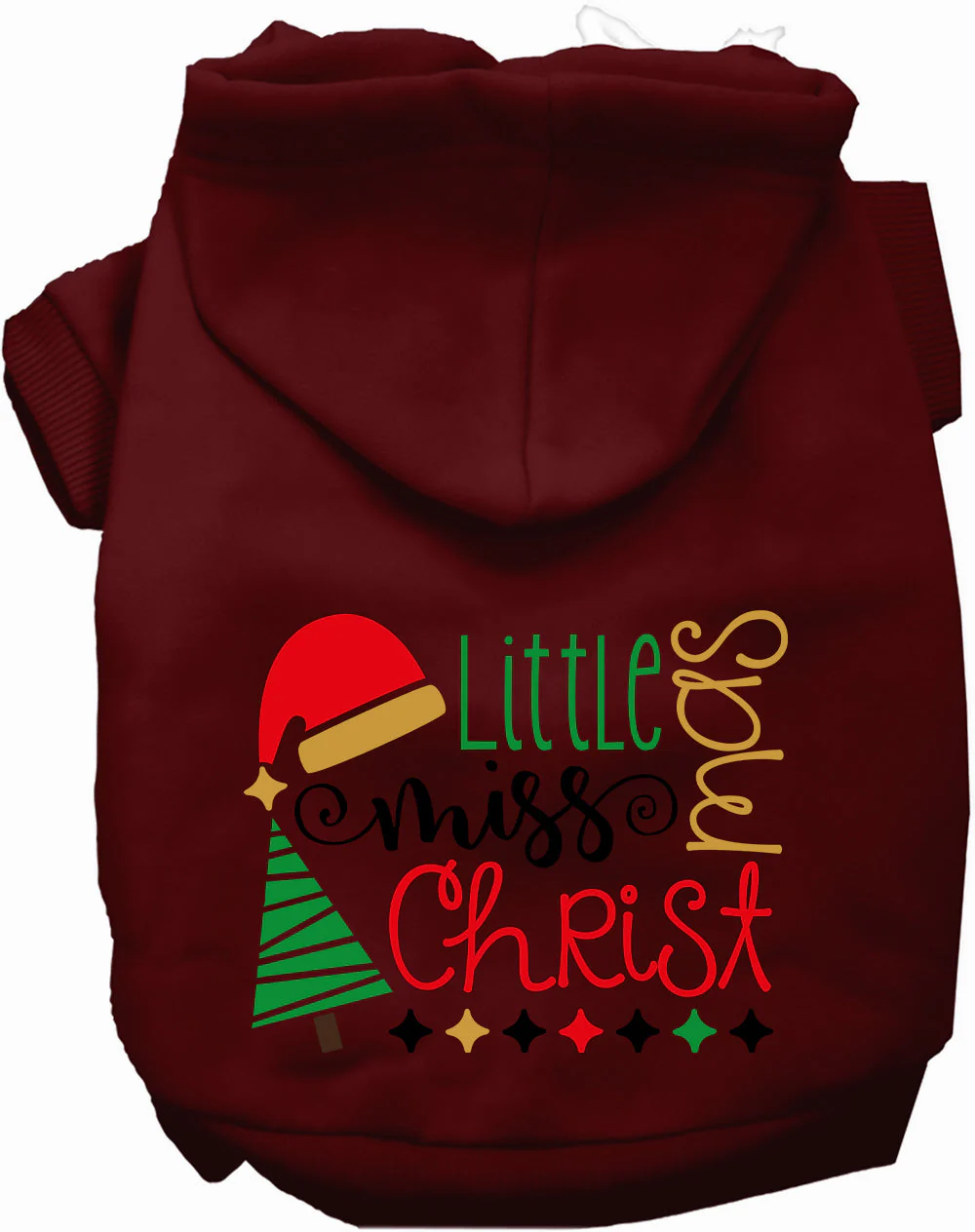 Little Miss Christmas Pet Hoodie - Image 8