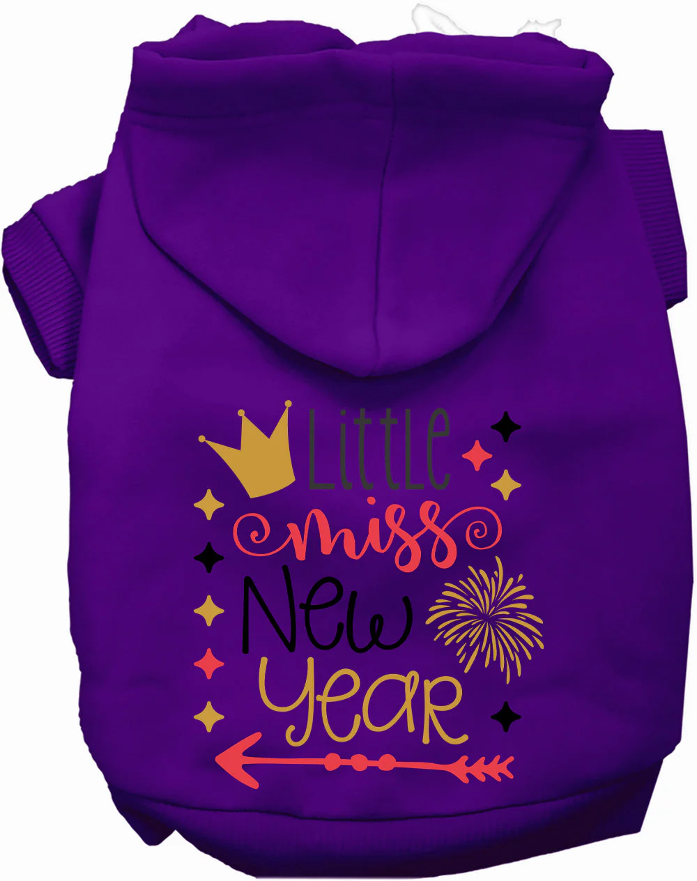 Little Miss New Year Pet Hoodie - Image 10