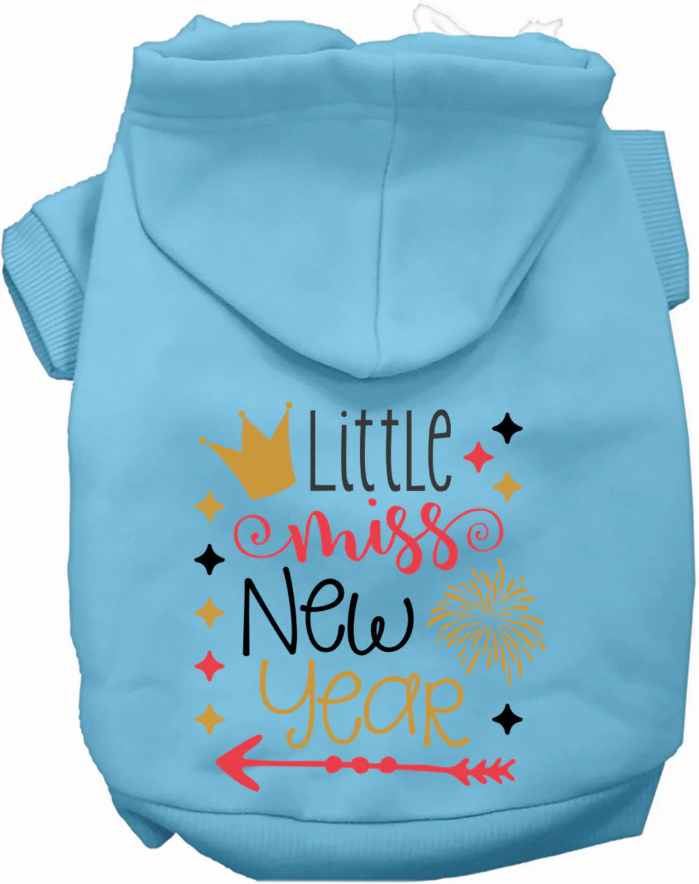 Little Miss New Year Pet Hoodie - Image 3