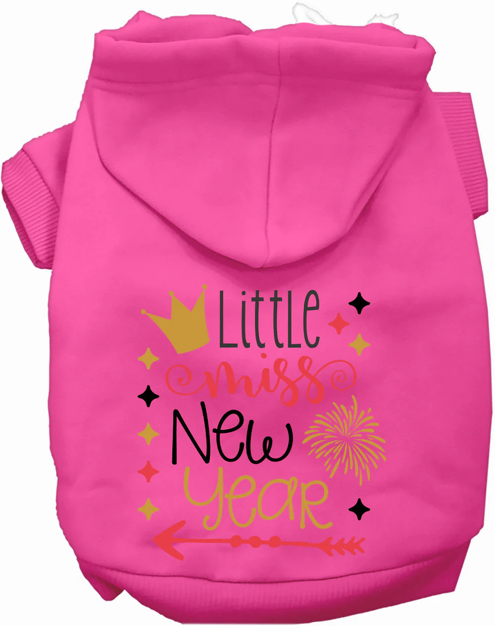 Little Miss New Year Pet Hoodie - Image 5