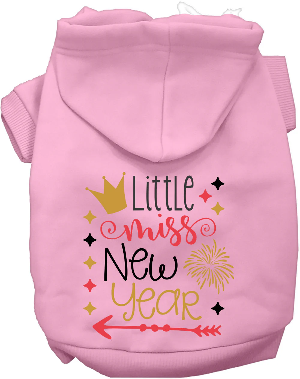 Little Miss New Year Pet Hoodie - Image 7