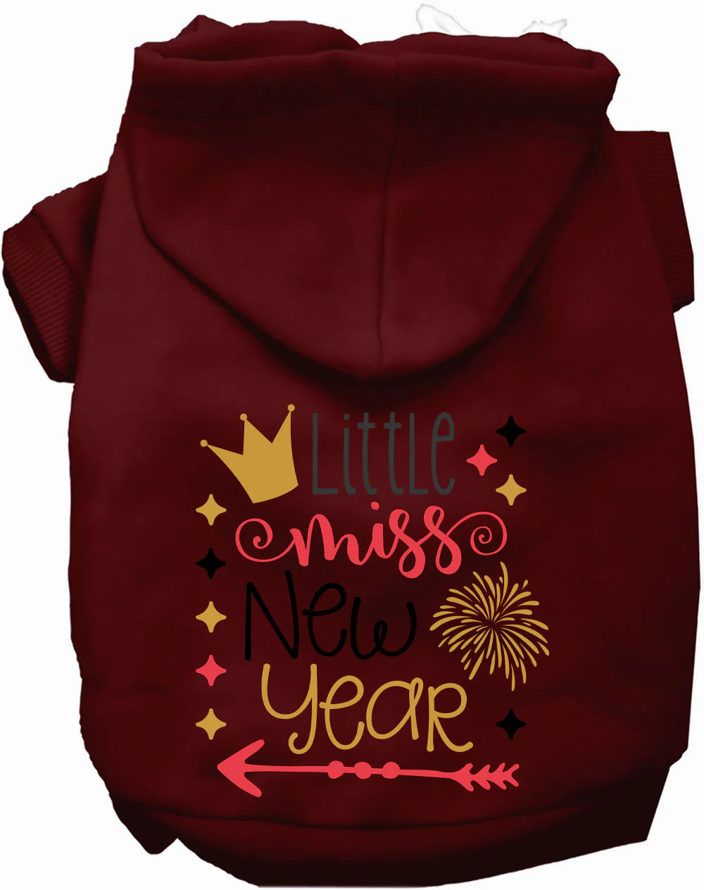 Little Miss New Year Pet Hoodie - Image 8