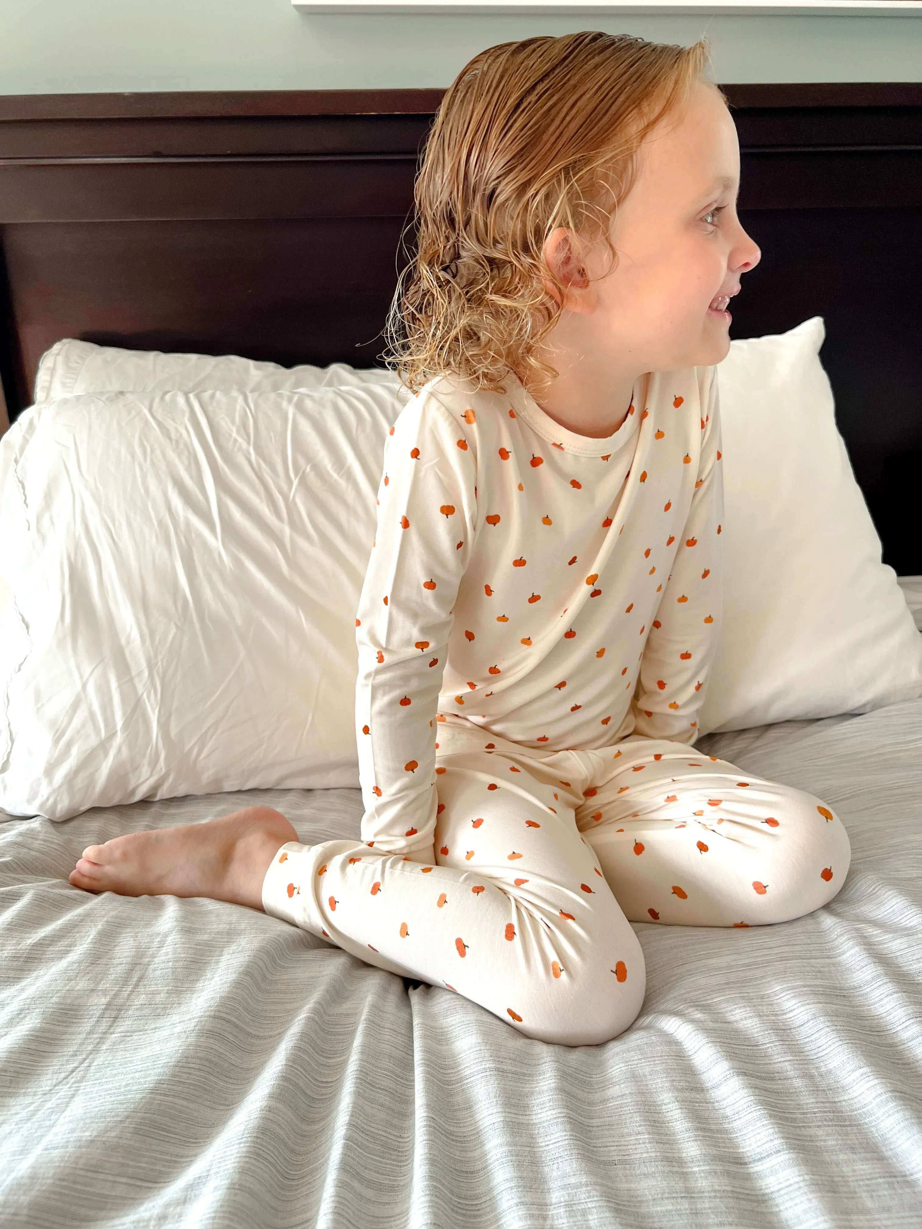 Little Pumpkin 2pc Bamboo Pajamas - Image 14