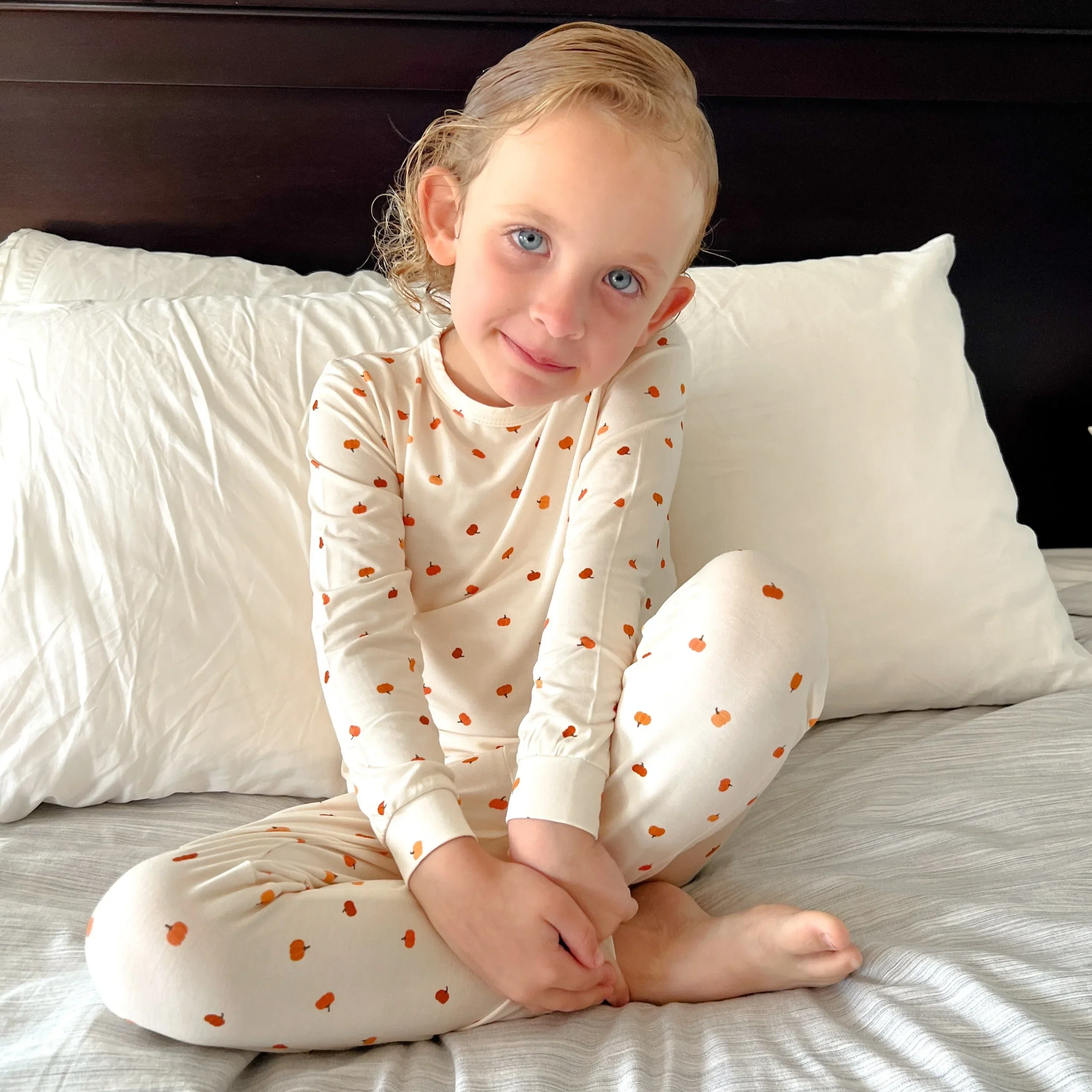 Little Pumpkin 2pc Bamboo Pajamas - Image 6