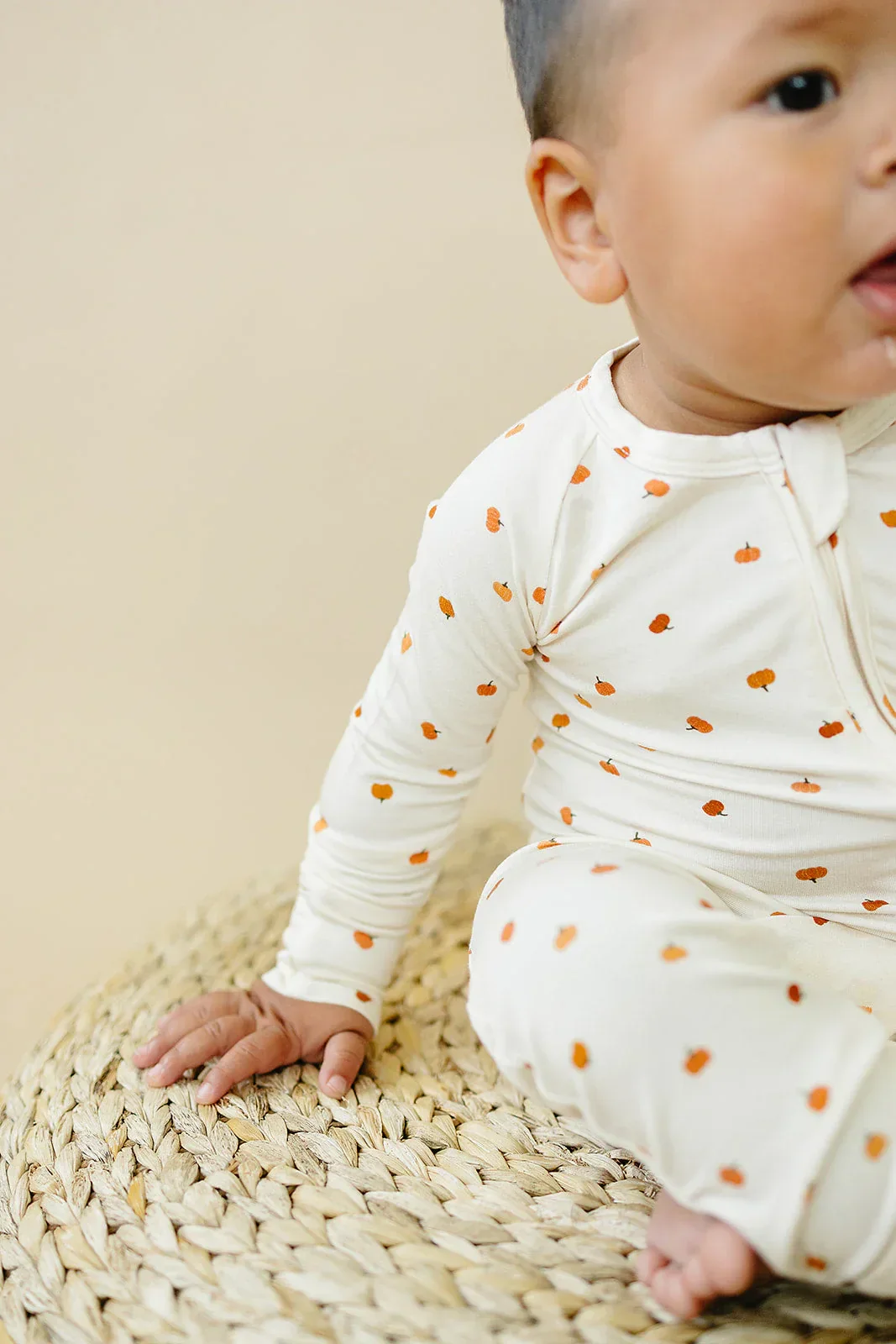 Little Pumpkin Bamboo Zippy Romper - Image 5