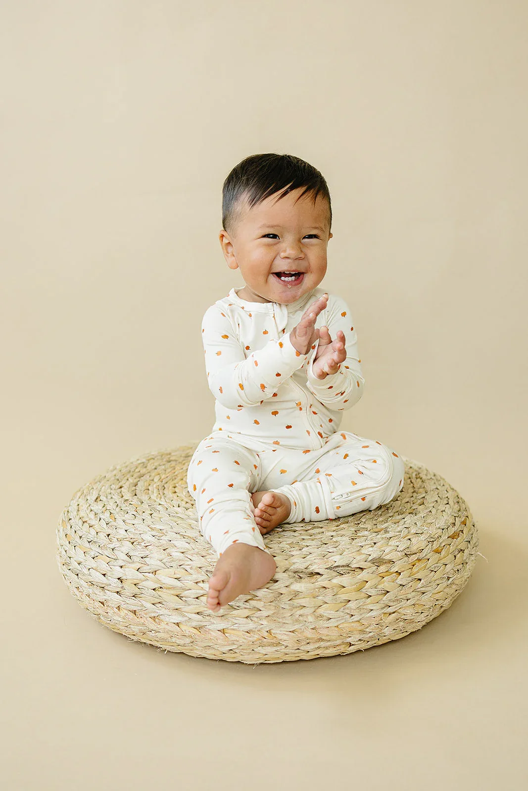 Little Pumpkin Bamboo Zippy Romper - Image 9