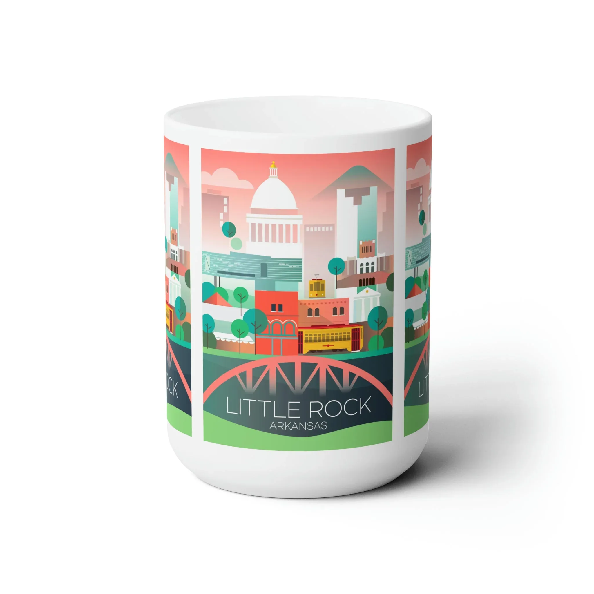 Little Rock, Arkansas Ceramic Mug 11oz or 15oz - Image 2
