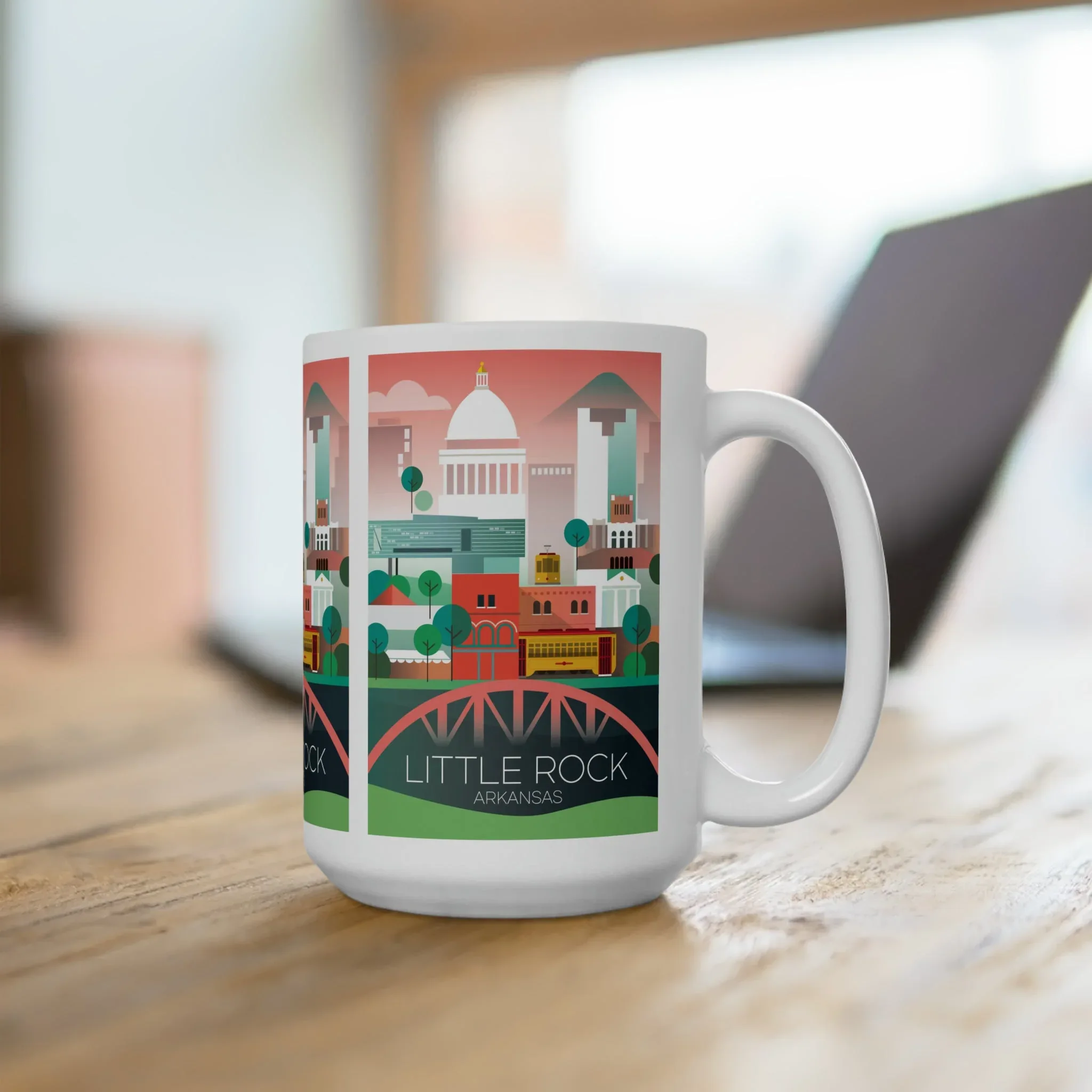 Little Rock, Arkansas Ceramic Mug 11oz or 15oz - Image 4