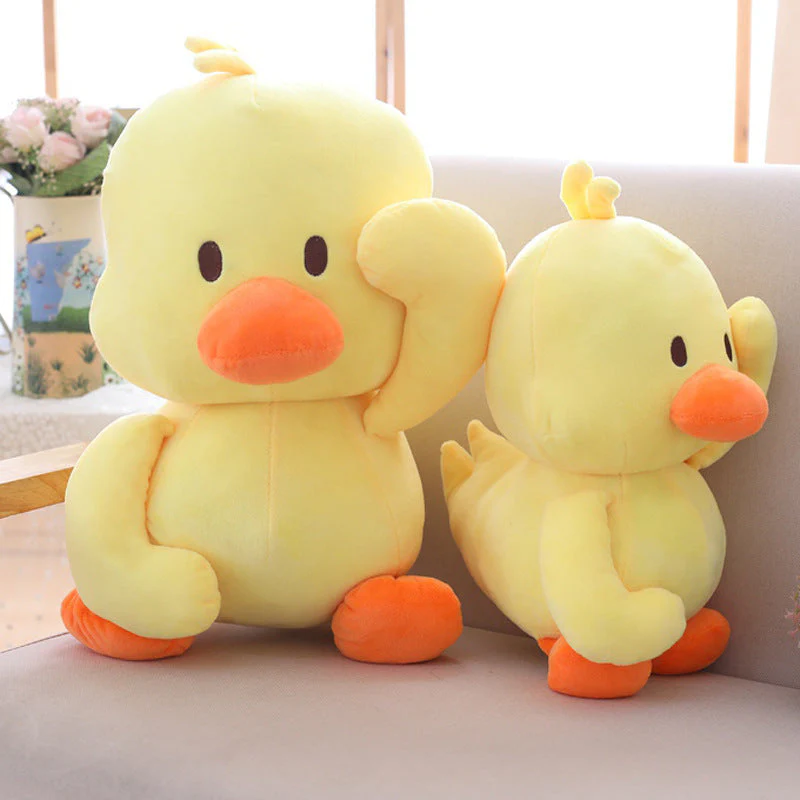 Little yellow duck figurine dancing expression small yellow duck plush toy - Image 4