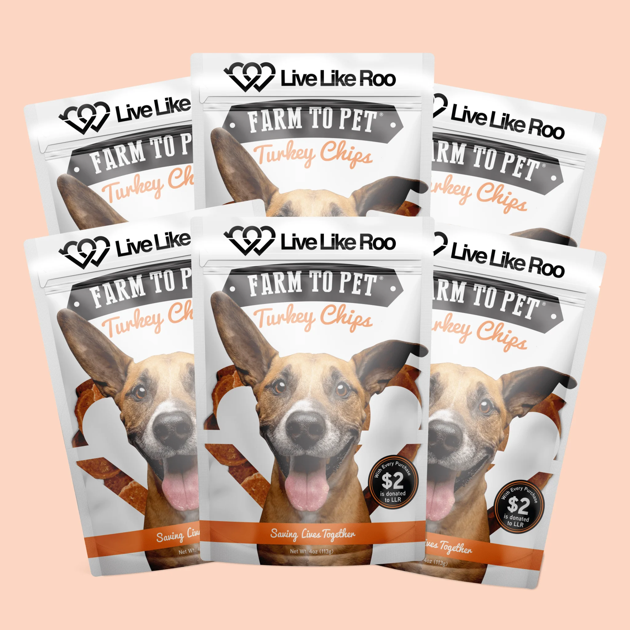 Live Like Roo Turkey Chips for Dogs | Dog Treats That Give Back - Image 8