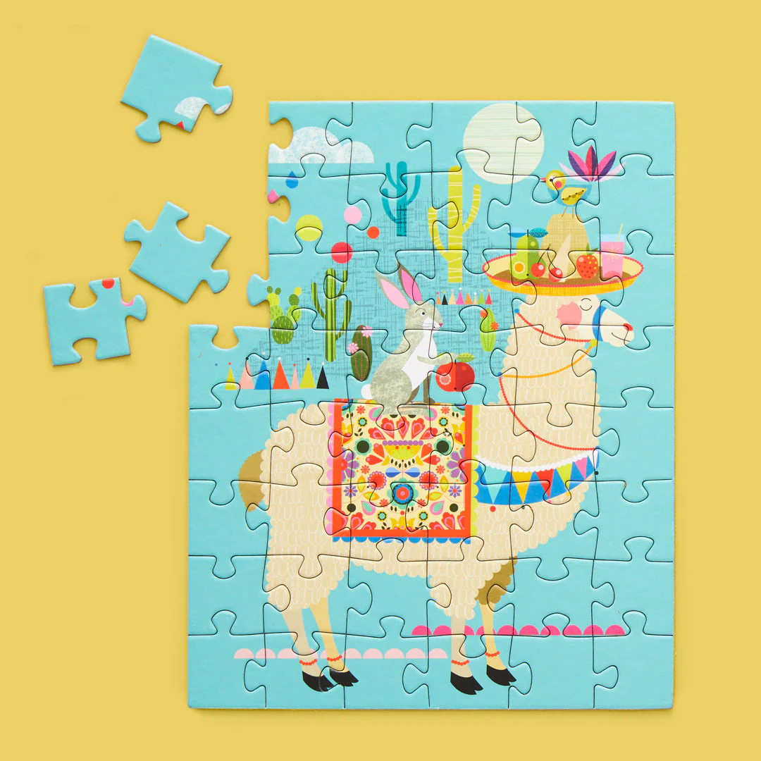 Llama Llyft 48 Piece Jigsaw Puzzle Snax - Image 2