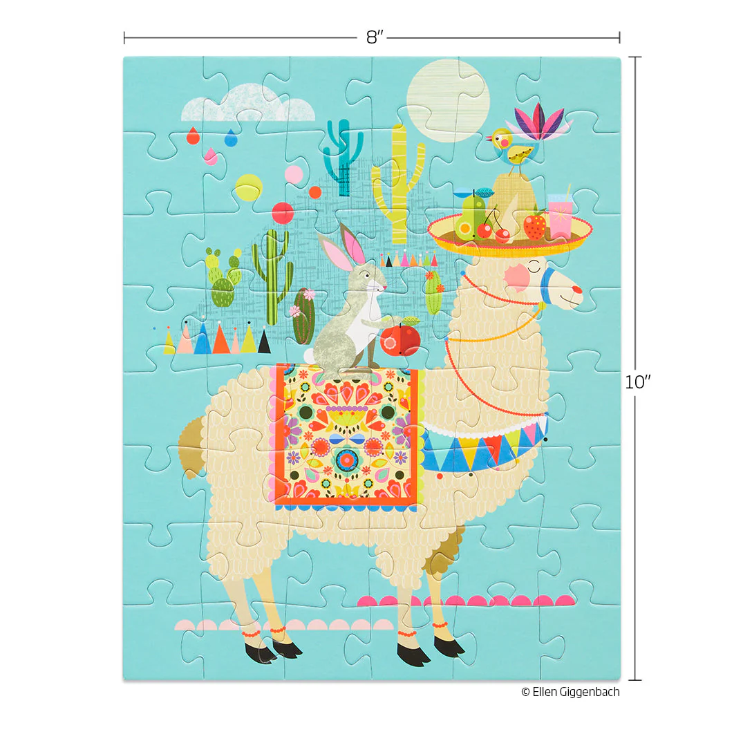 Llama Llyft 48 Piece Jigsaw Puzzle Snax - Image 4