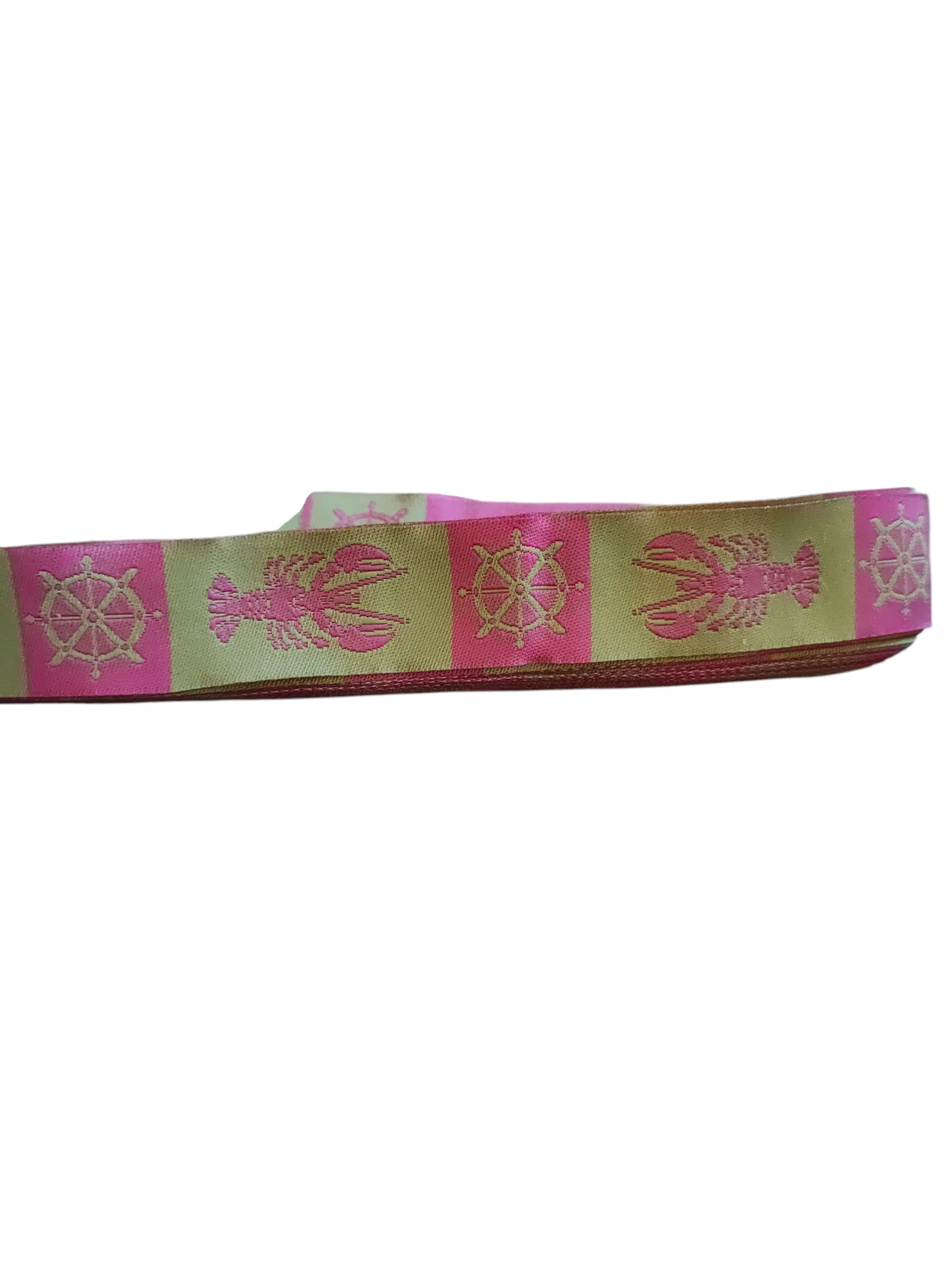 Lobsters and Wheels Nylon Dog Collar - Image 2