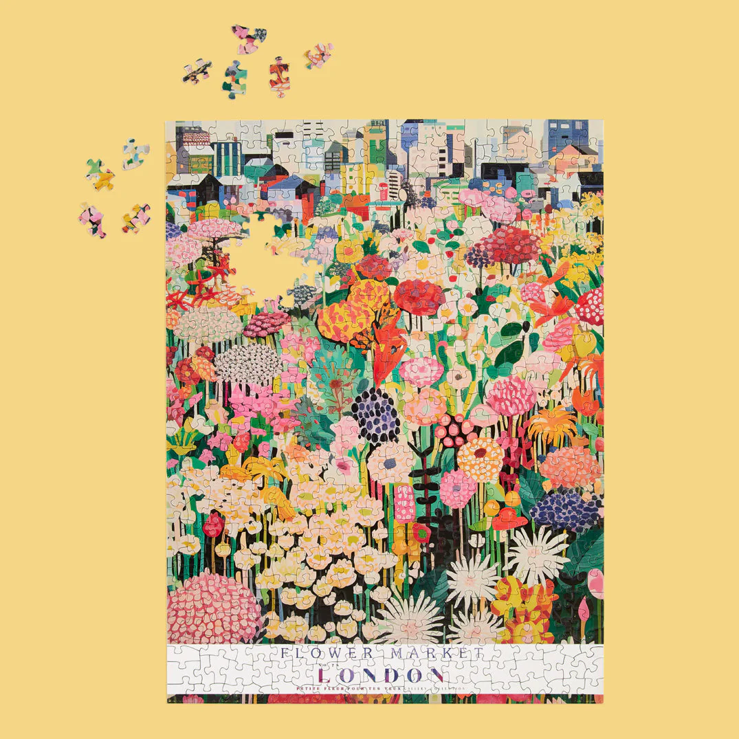 London Flower Market 500 Piece Puzzle - Image 2