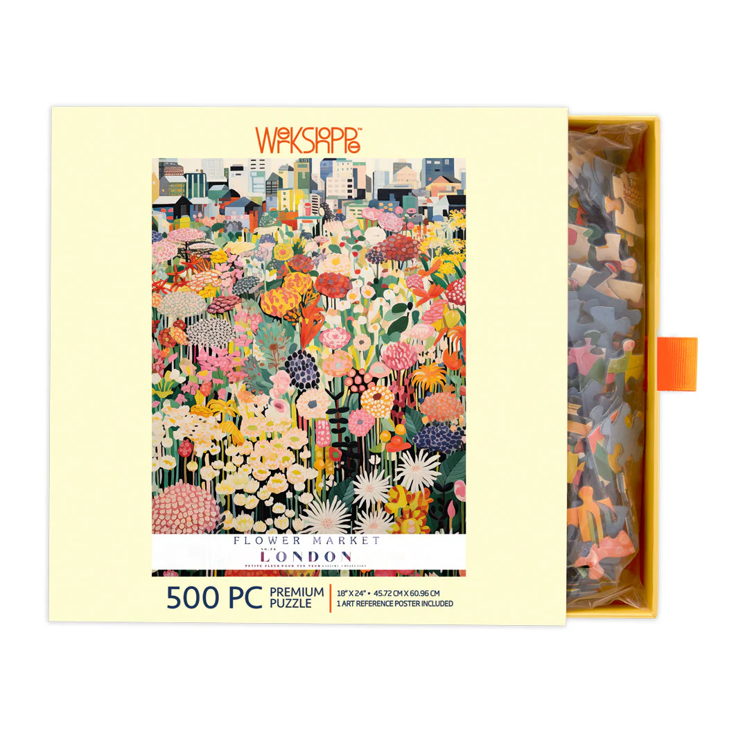 London Flower Market 500 Piece Puzzle - Image 4
