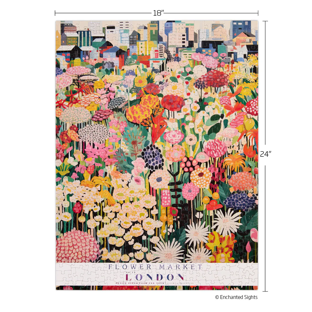 London Flower Market 500 Piece Puzzle - Image 5