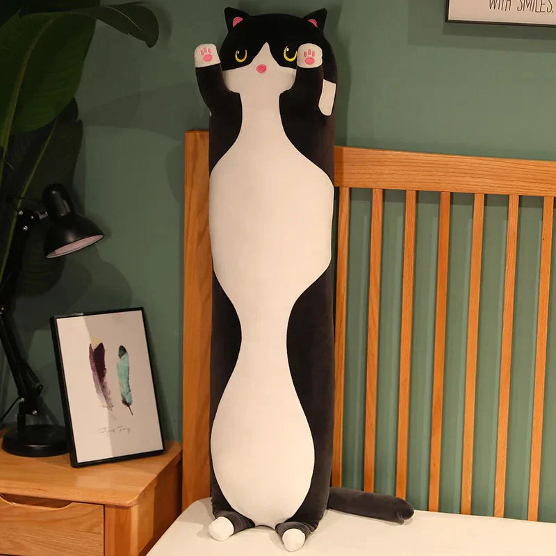 Long Cat Plush Toys - Soft Nap Pillow & Home Decor | 50-130cm Cute Gift for Kids & Girls - Image 11