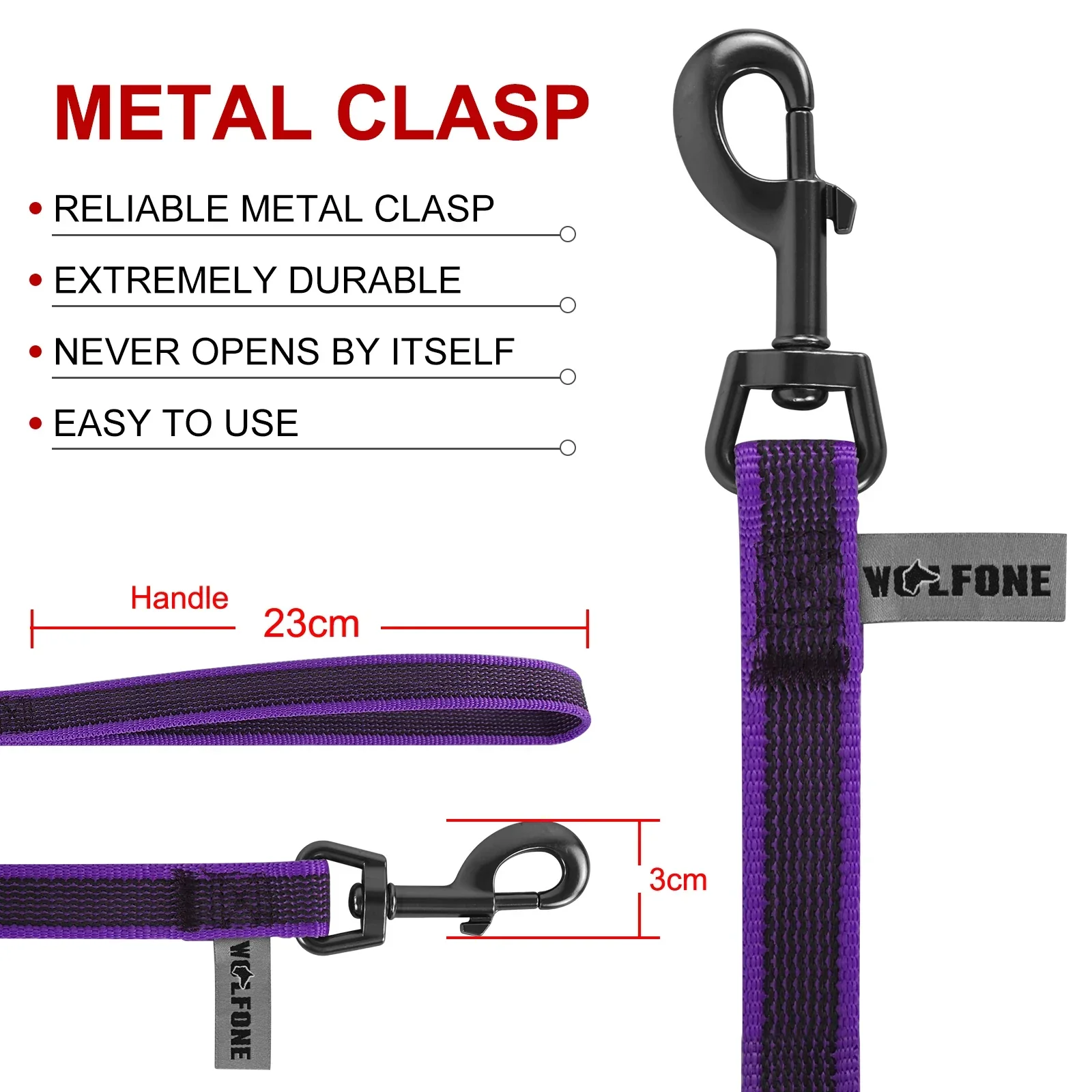 Long Dog Leash - Dual Color, Easy Training - Image 4