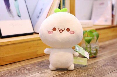 Long Grass Face Dumpling Doll Pillow Plush Toy - Image 3