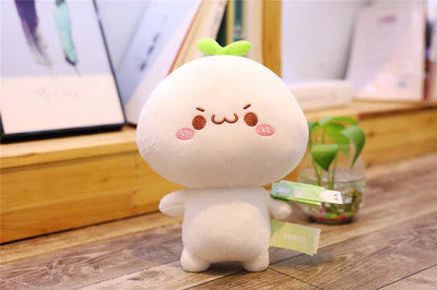 Long Grass Face Dumpling Doll Pillow Plush Toy - Image 4