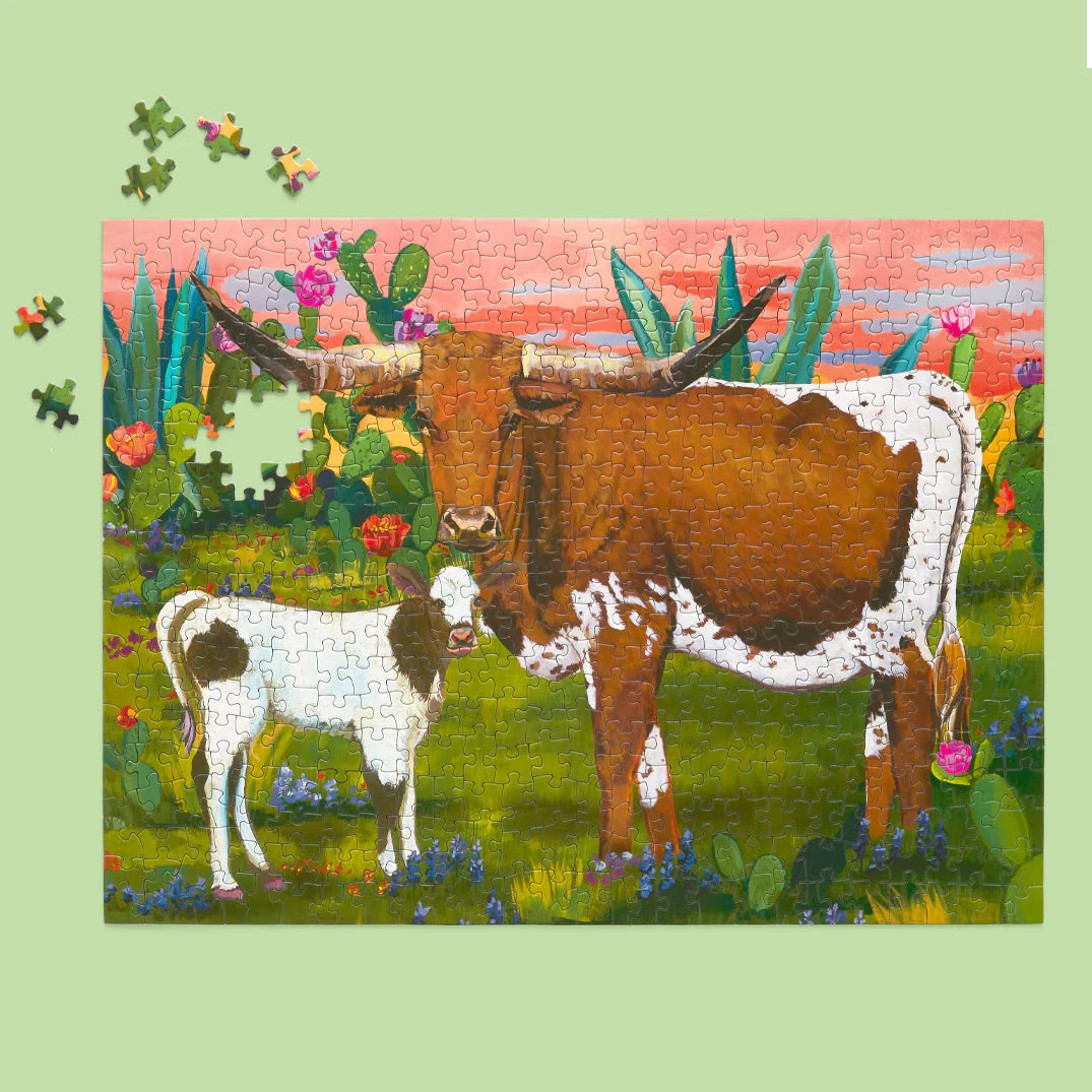 Longhorns 500 Piece Puzzle - Image 2