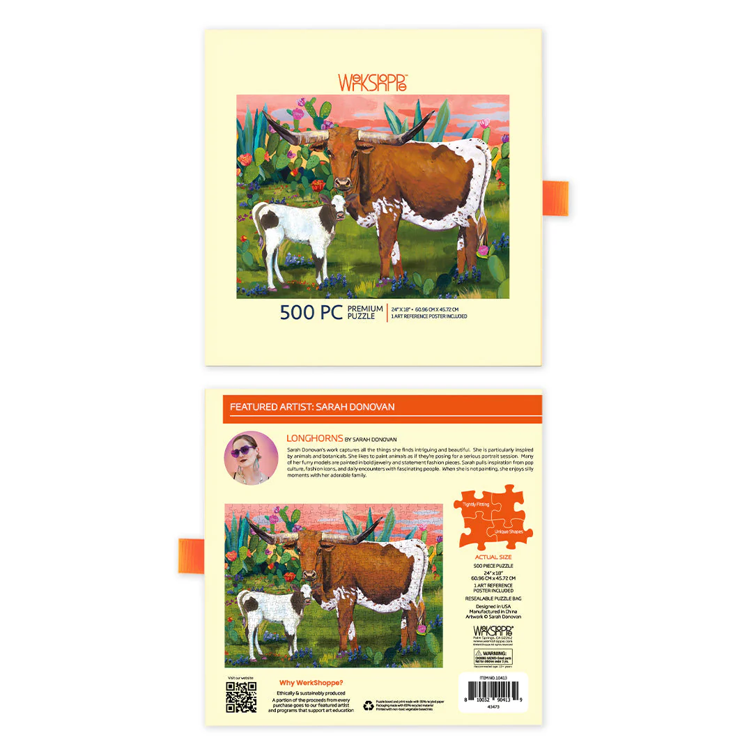 Longhorns 500 Piece Puzzle - Image 4