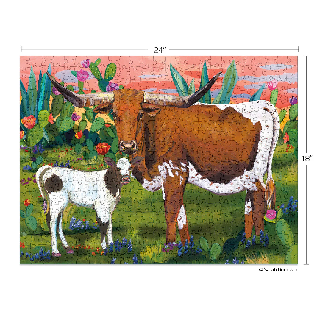 Longhorns 500 Piece Puzzle - Image 5