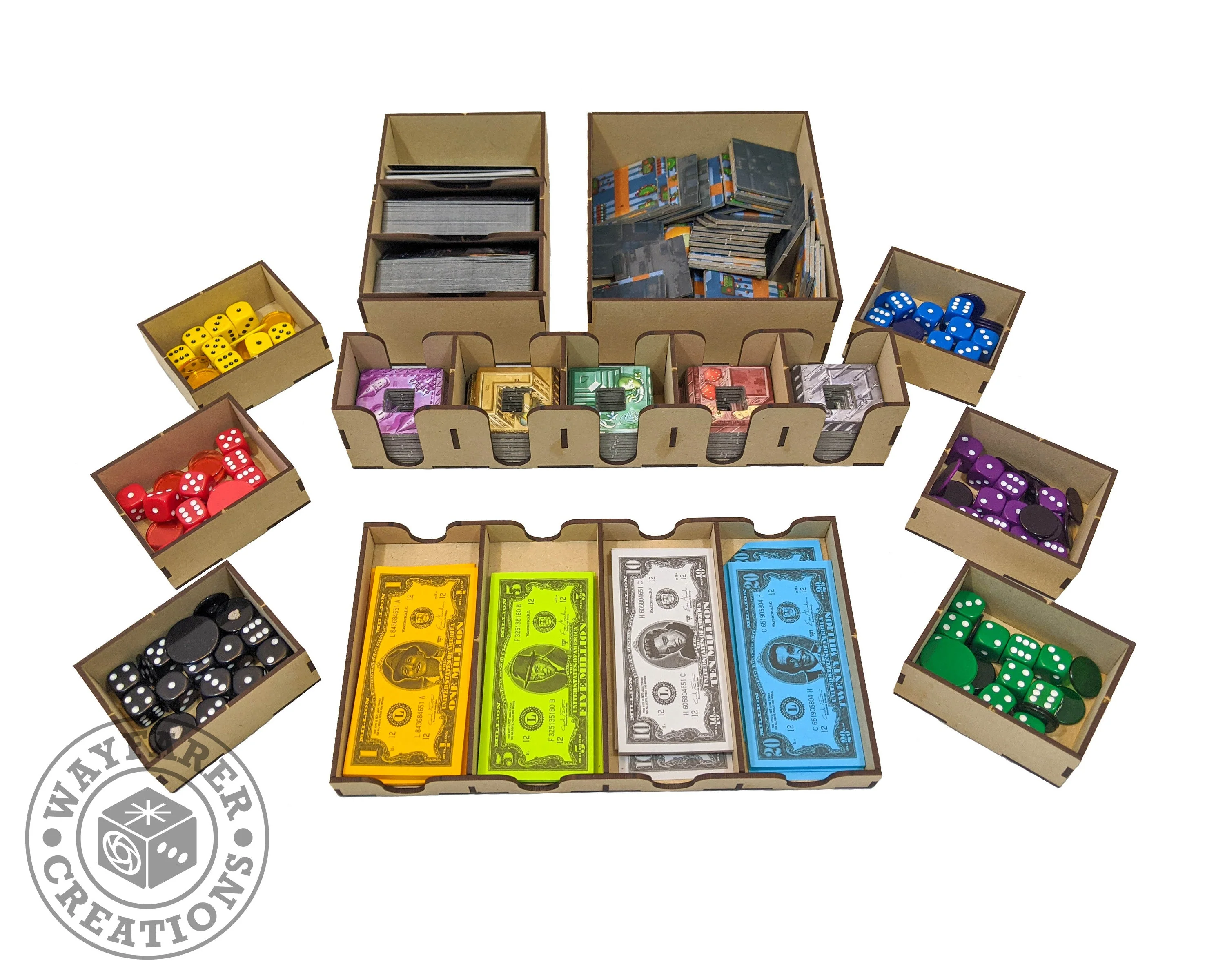 Lords of Vegas Board Game Organizer Insert - Image 2