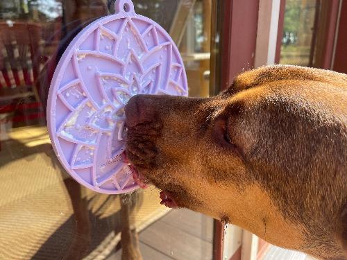 Lotus Design emat - Enrichment Lick Mat For Dogs and Cats - With Suction Cups | USA Made - Image 11