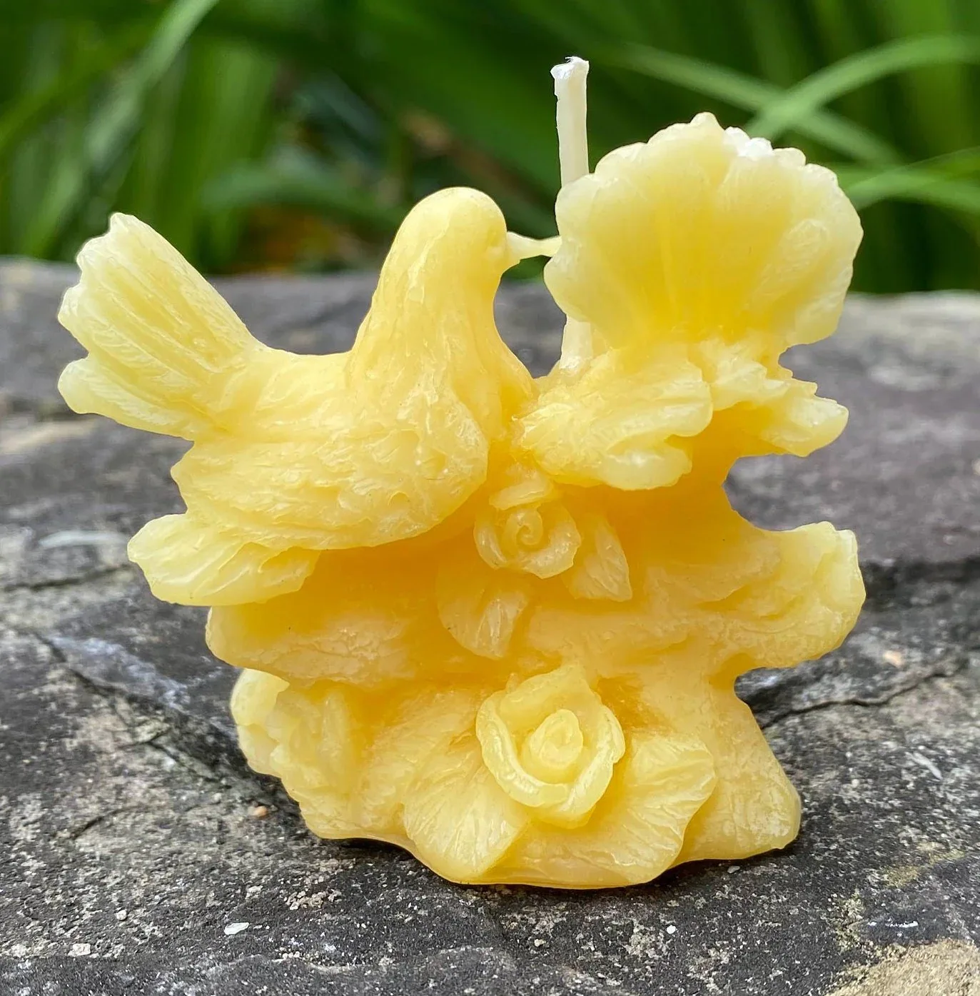 Love Birds Beeswax Candle - Image 3