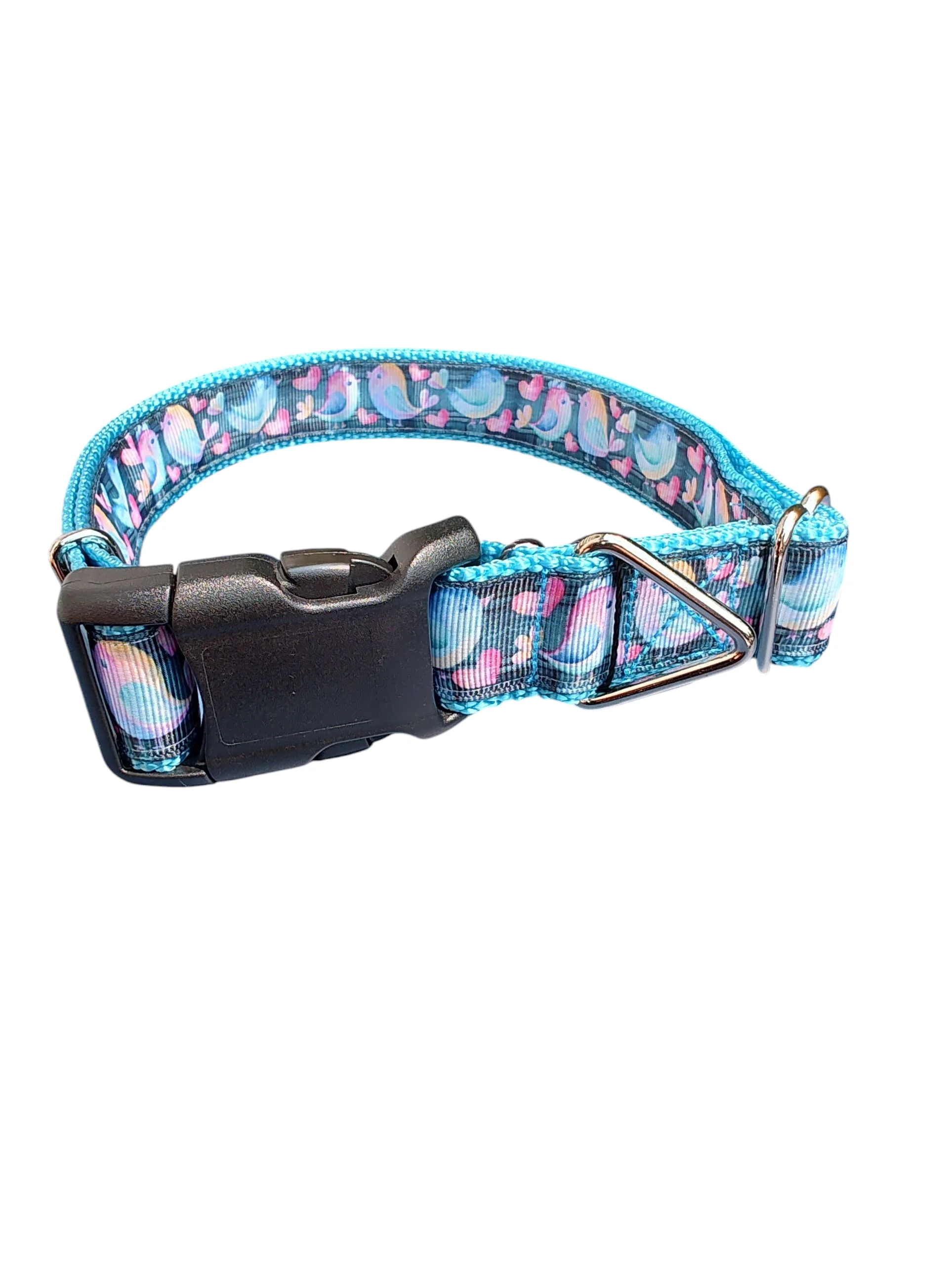Love Birds Nylon Dog Collar - Image 2