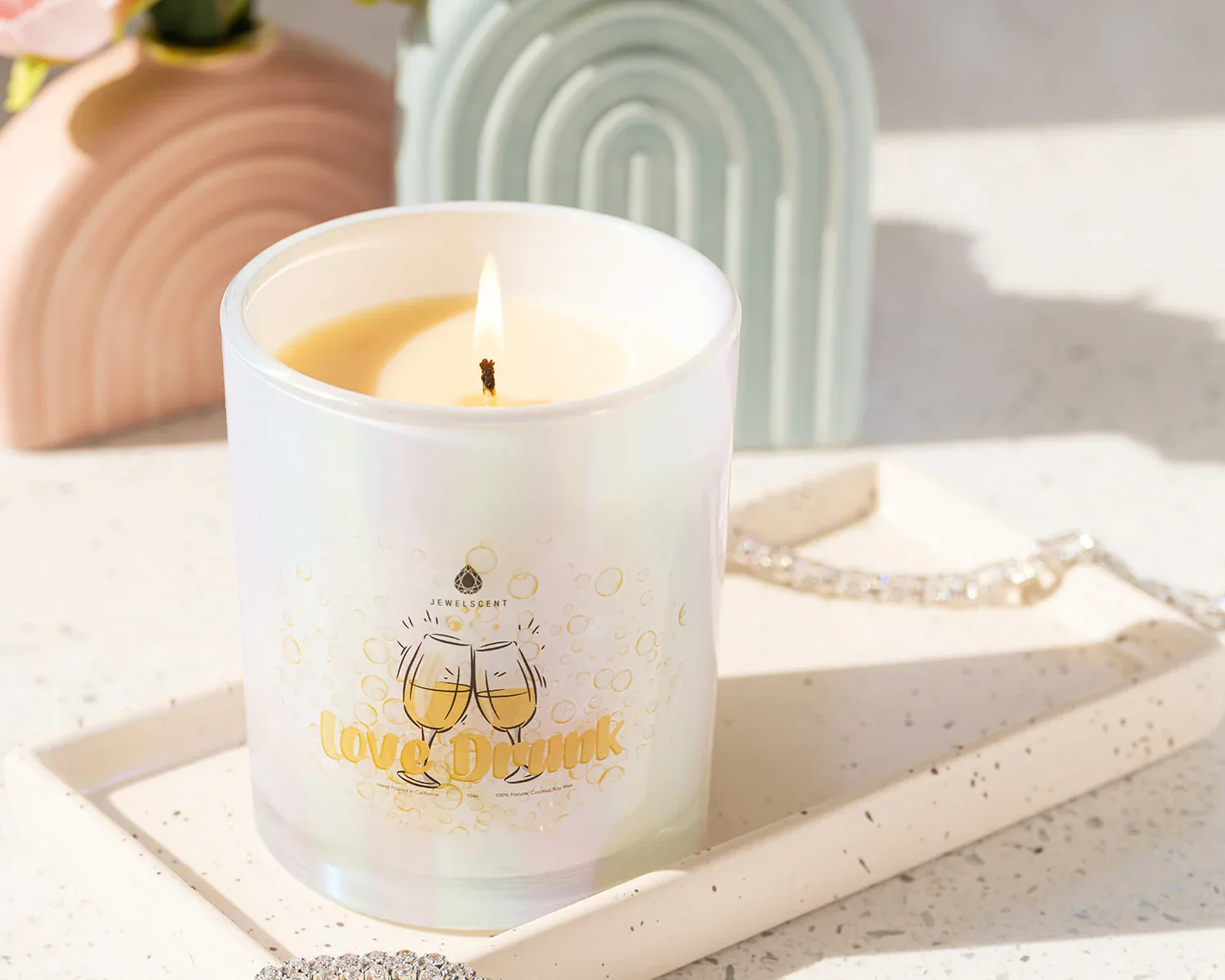 Love Drunk Iridescent 10oz Signature Jewelry Candle - Image 2