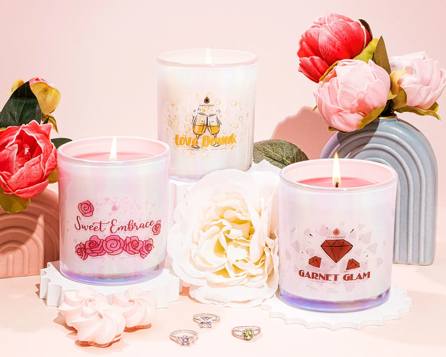 Love Drunk Iridescent 10oz Signature Jewelry Candle - Image 3