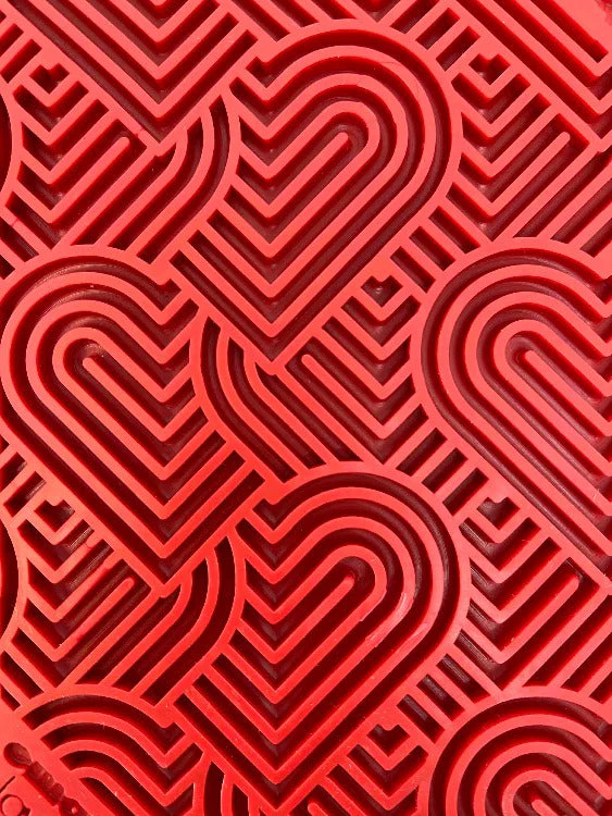 Love eMat - Enrichment Lick Mat for Dogs and Cats| Heart Design | SodaPup - Image 8