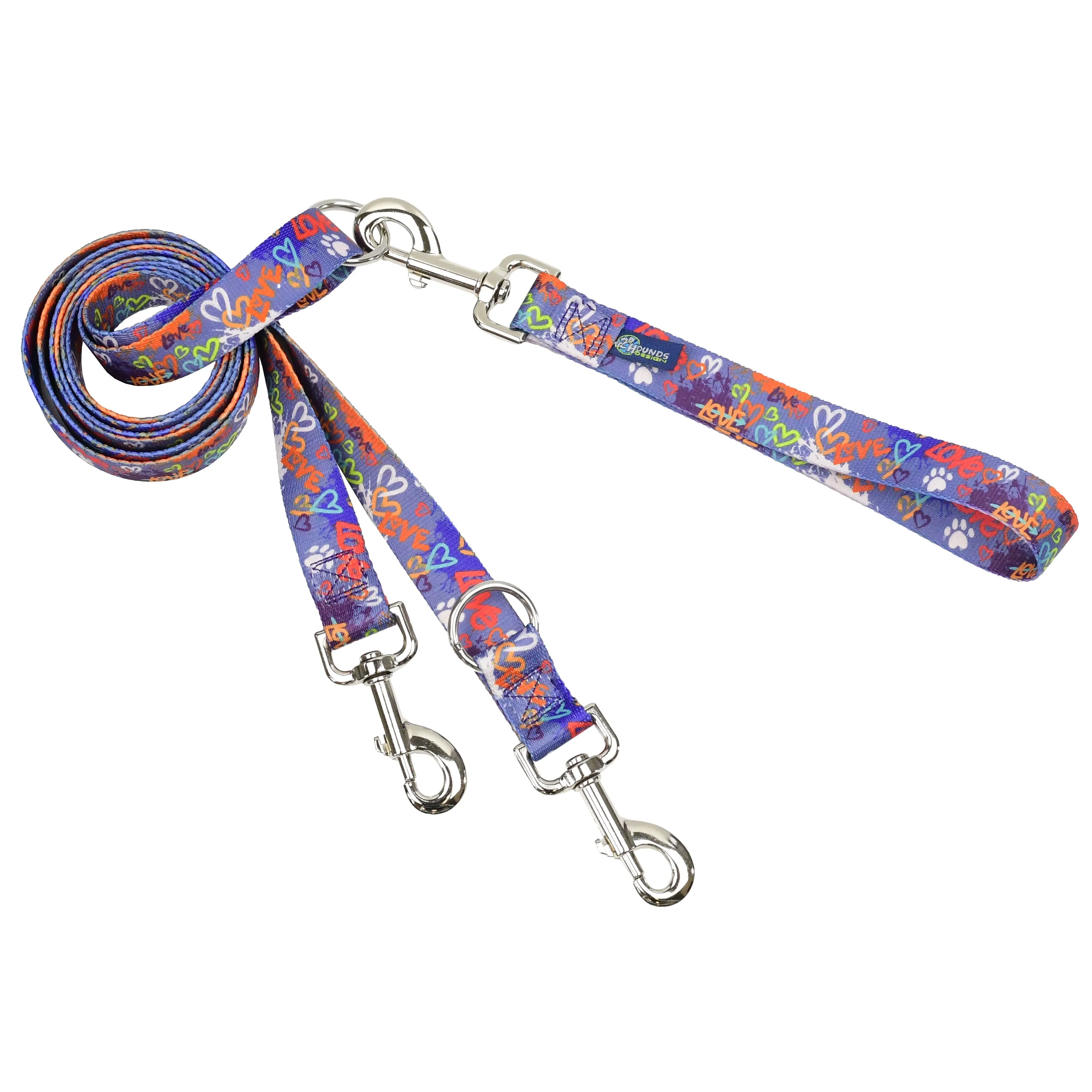 Love Graffiti Blue Freedom No-Pull Dog Harness – Earthstyle - Image 3