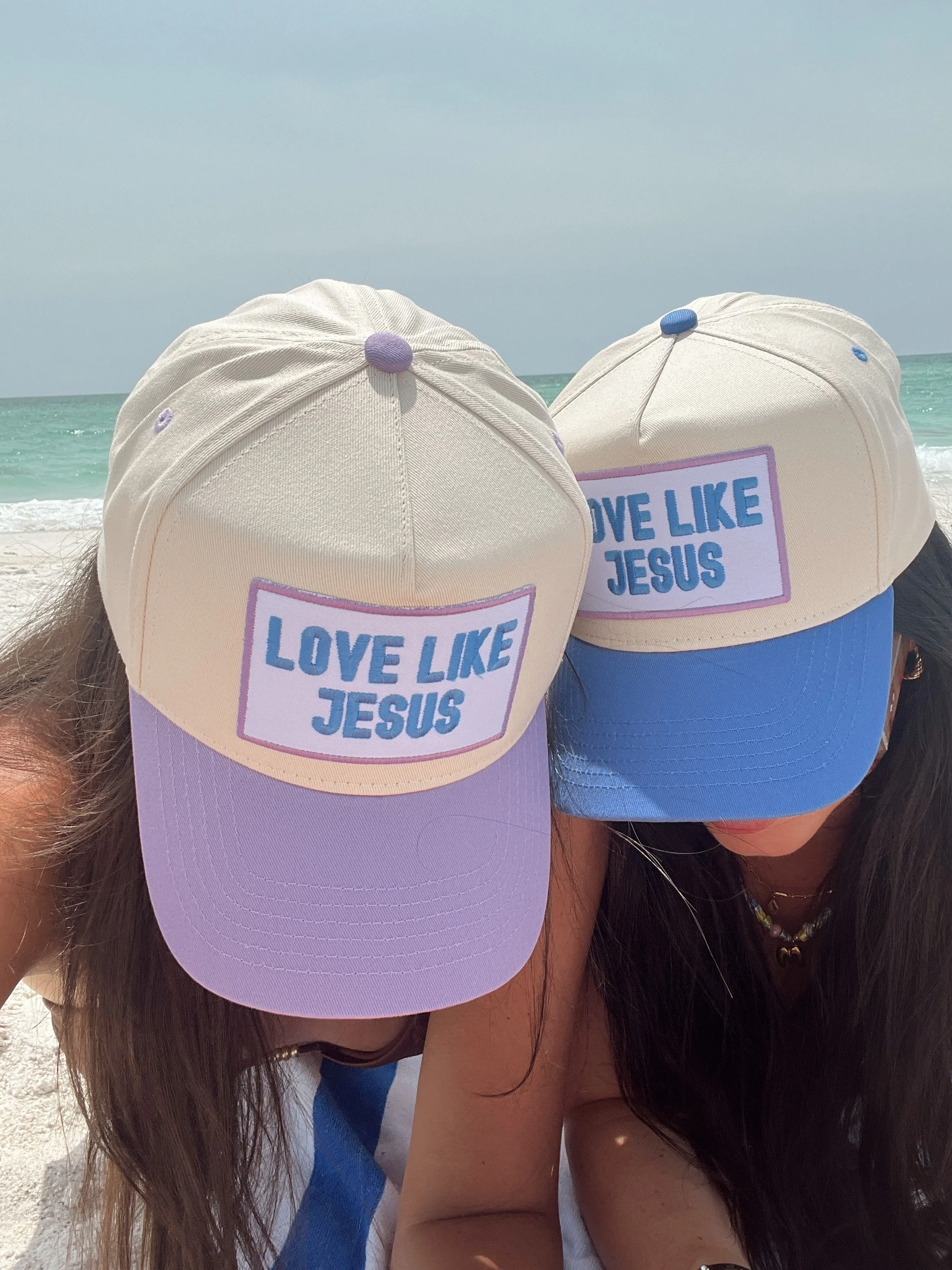 Love like Jesus -  Vintage Trucker Hat - Image 3