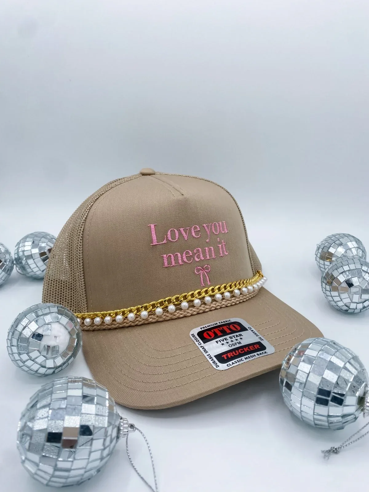 Love You, Mean It- Trucker Hat - Image 2