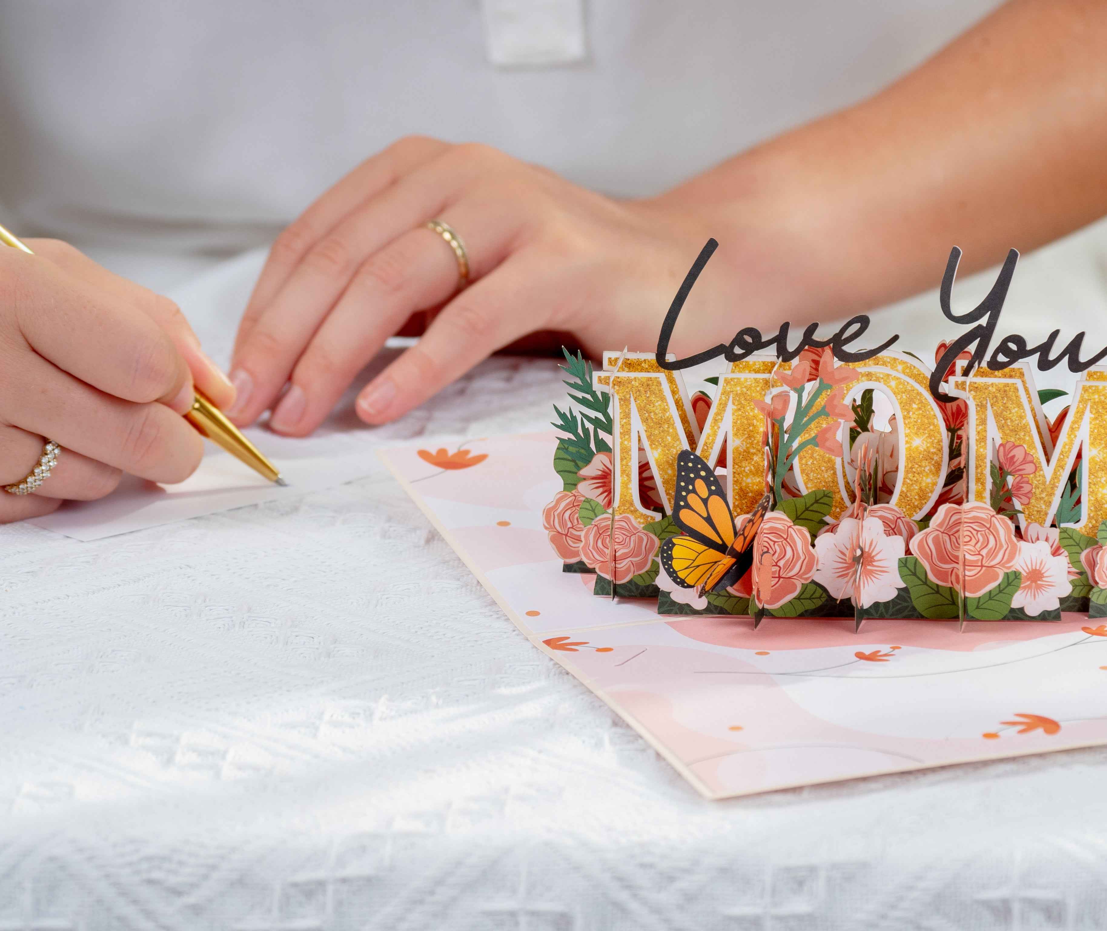 Love You Mom Pop Up Card - Image 10